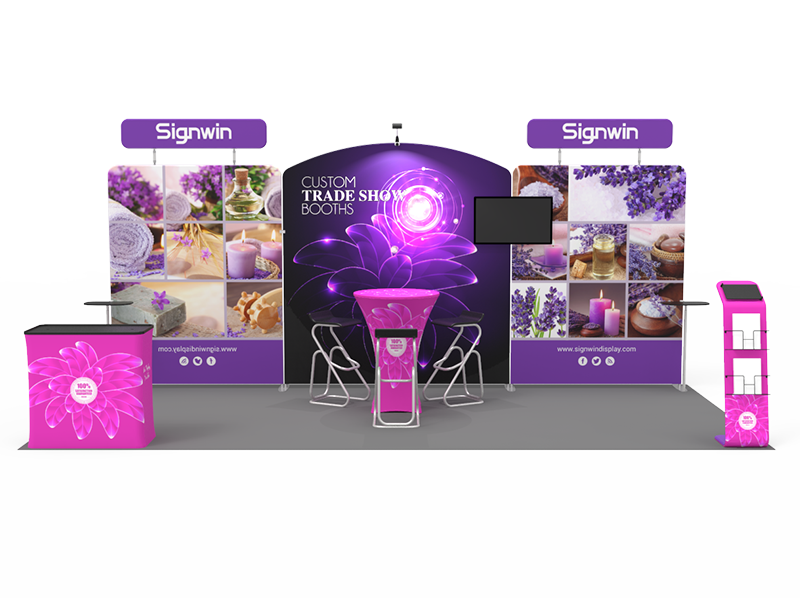 10x20ft Custom Trade Show Booth 06 10x20ft Custom Trade Show Booth 06