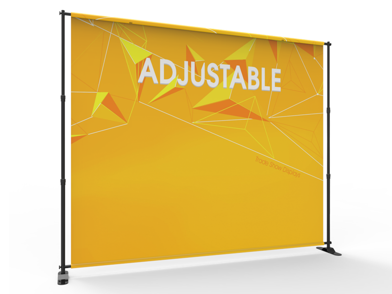 Custom 10ft Adjustable Large Tube Telescopic Tension Fabric