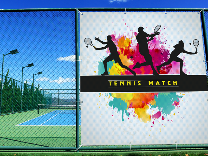 Mesh Outdoor Personalized Fabric Fence Banner Printing Signwin