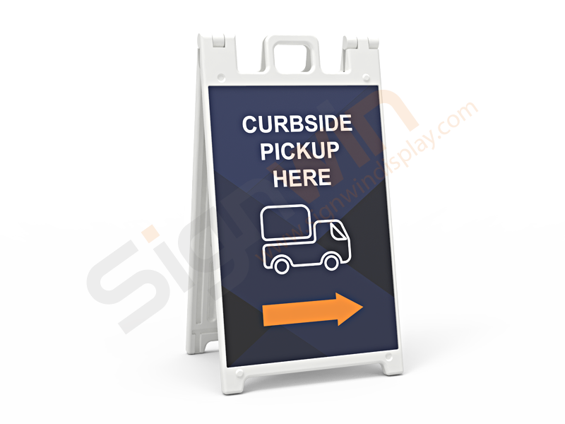 Signicade Standard A Frame Sign Display Graphic Print Curbside Pickup Here 01 Signicade Standard A Frame Sign Display Graphic Print Curbside Pickup Here 01