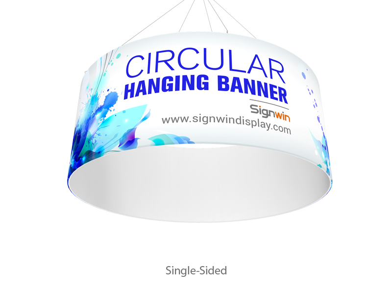 Circular Tube Hanging Banner Custom Printing Circular Tube Hanging Banner Custom Printing