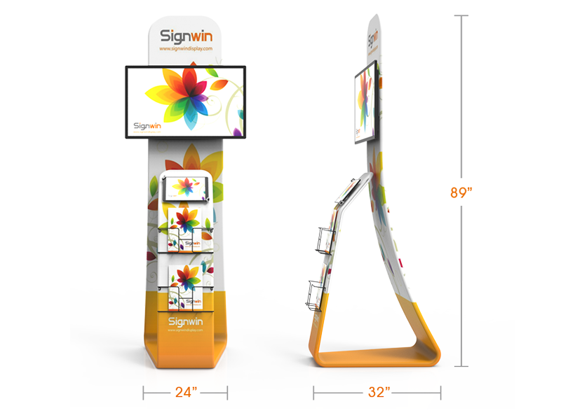 Stylish Monitor Tv Ipad Tablet Literature Banner Stand To Shop