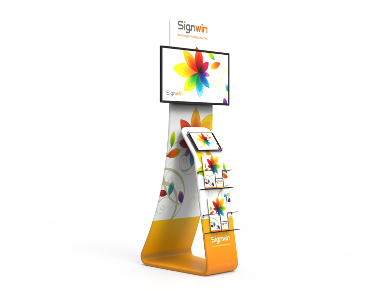Stylish Monitor/TV, iPad, Tablet & Literature Banner Stand Stylish Monitor/TV, iPad, Tablet & Literature Banner Stand