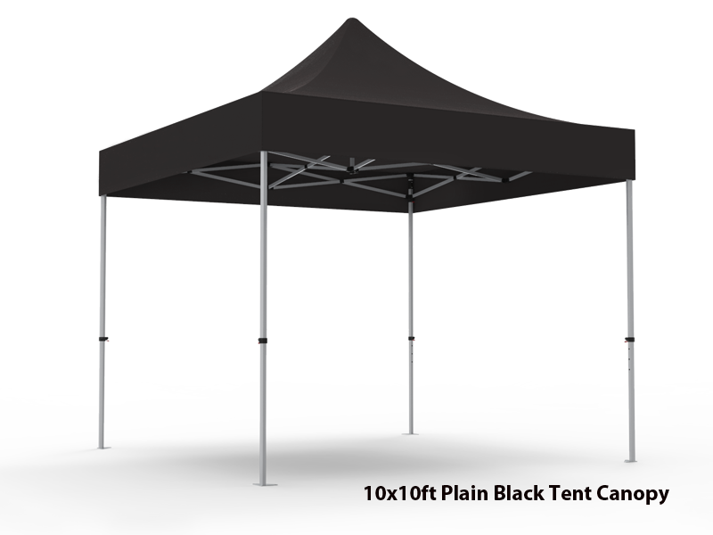 10x10 Unprinted Black Pop Up Event Tent Canopy 10x10 Unprinted Black Pop Up Event Tent Canopy