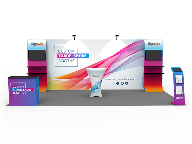 10x20ft Custom Trade Show Booth A 10x20ft Custom Trade Show Booth A
