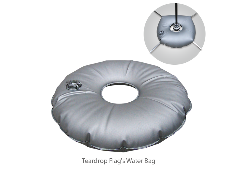 8ft Teardrop Flag with Cross Base & Water Bag to Buy - Signwin