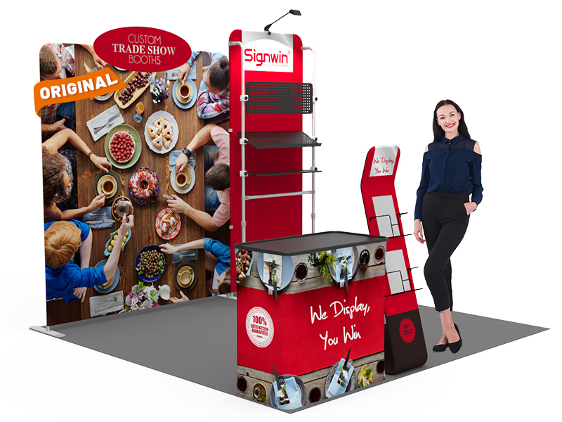 10x10ft Custom Trade Show Booth 22