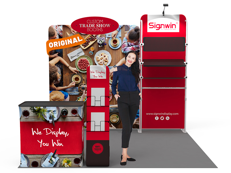10x10ft Custom Trade Show Booth 22
