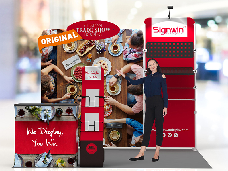 10x10ft Custom Trade Show Booth 22