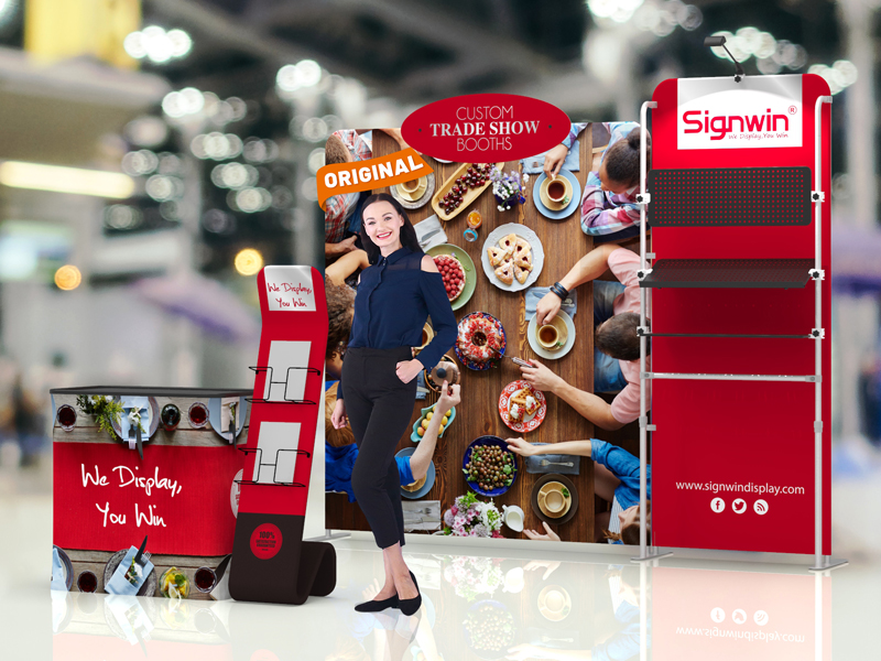 10x10ft Custom Trade Show Booth 22