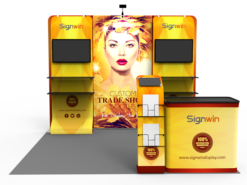 10x10ft Custom Trade Show Booth G