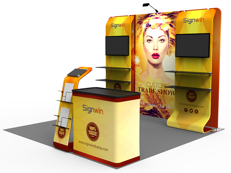 10x10ft Custom Trade Show Booth G
