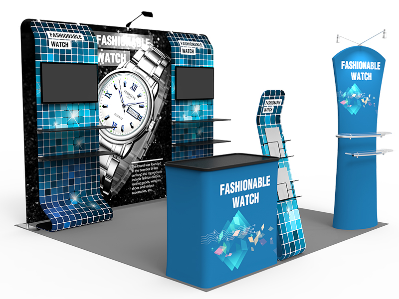 10x10ft Custom Trade Show Booth W