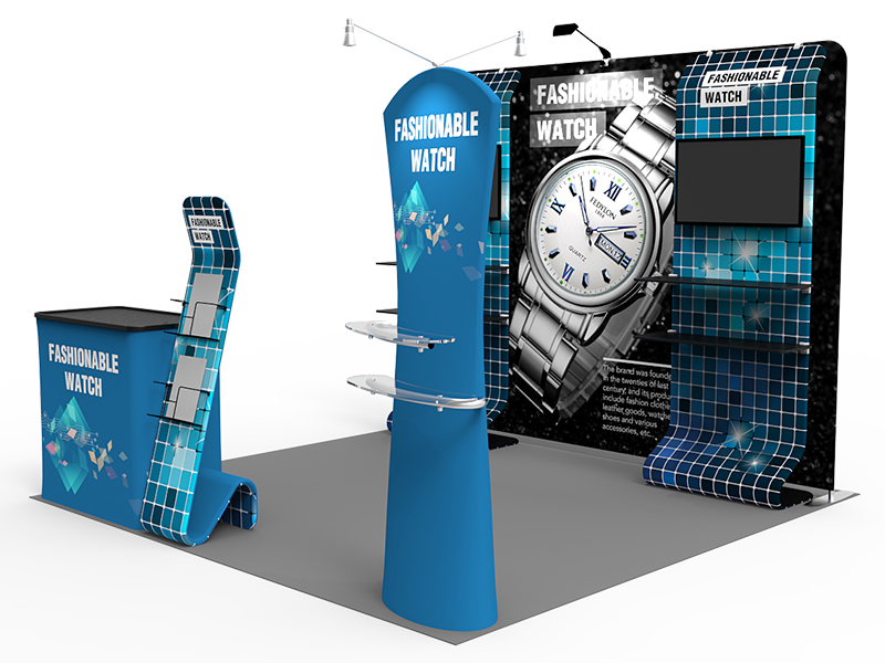 10x10ft Custom Trade Show Booth W