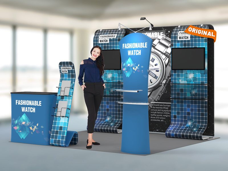 10x10ft Custom Trade Show Booth W