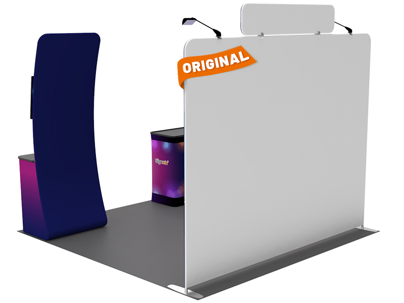 Custom 10x10ft Standard Monitor Table Trade Show Display Booth Kit 27