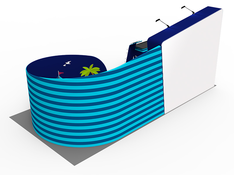 10x20ft Custom Trade Show Booth C
