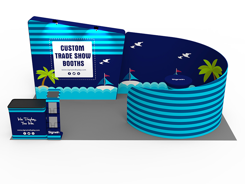 10x20ft Custom Trade Show Booth C