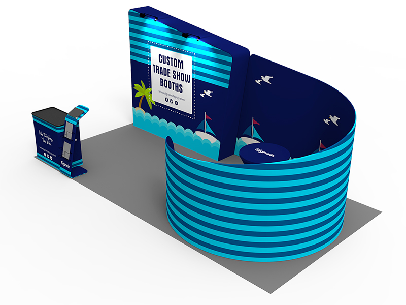 10x20ft Custom Trade Show Booth C