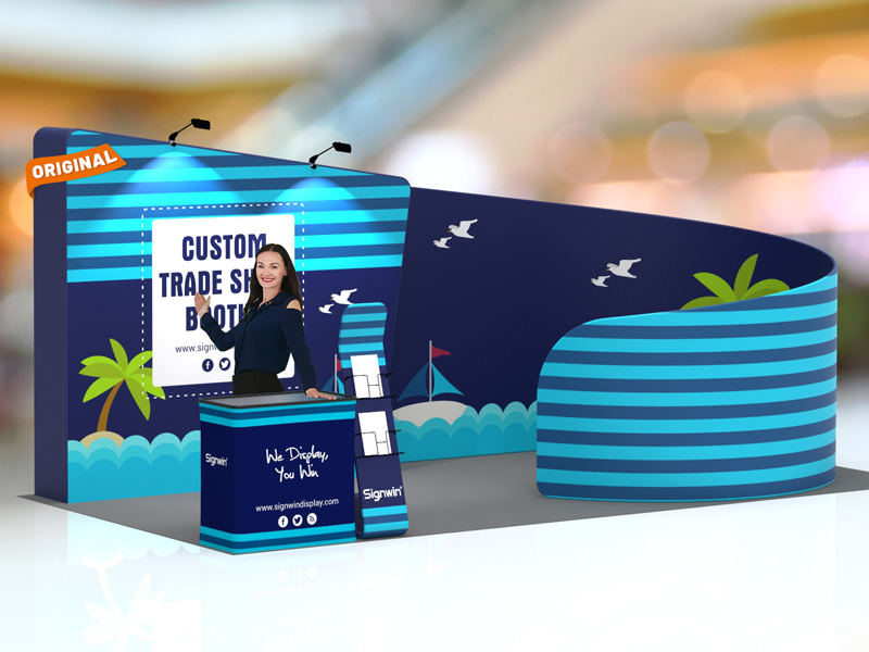 10x20ft Custom Trade Show Booth C