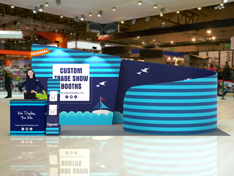 10x20ft Custom Trade Show Booth C