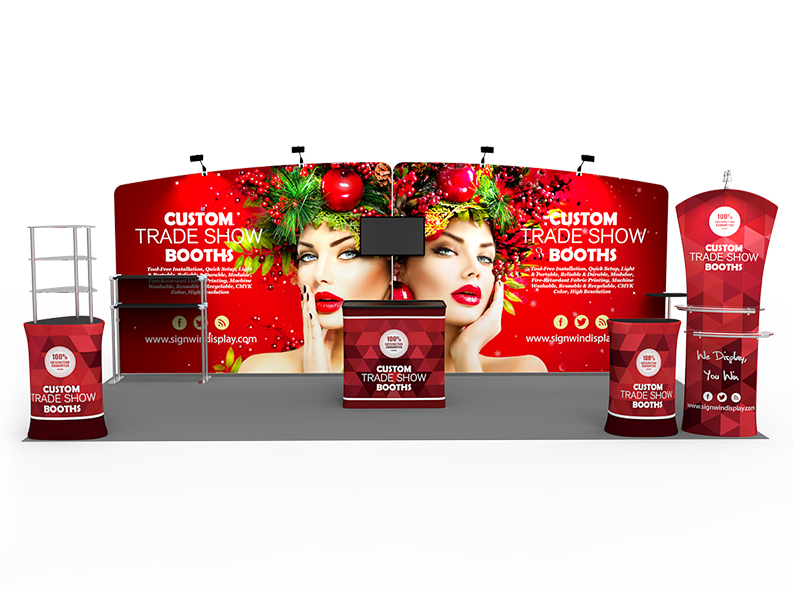 10x20ft Custom Trade Show Booth F