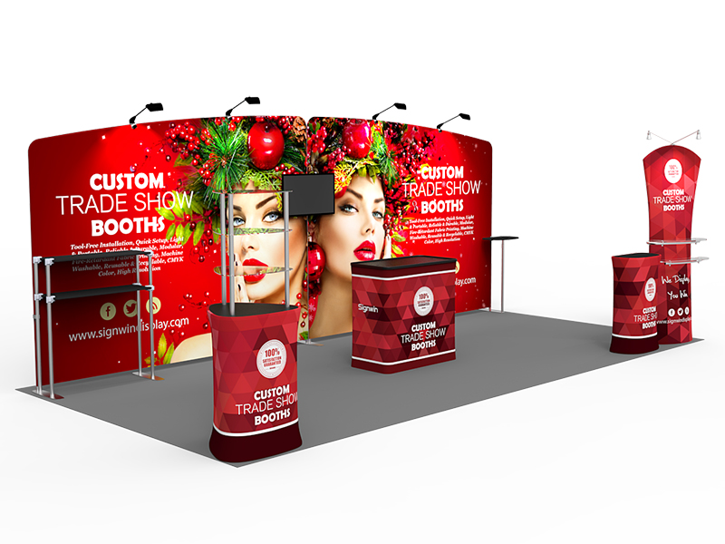 10x20ft Custom Trade Show Booth F