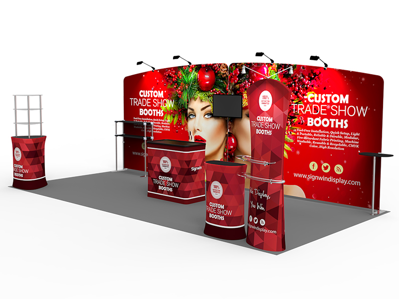 10x20ft Custom Trade Show Booth F