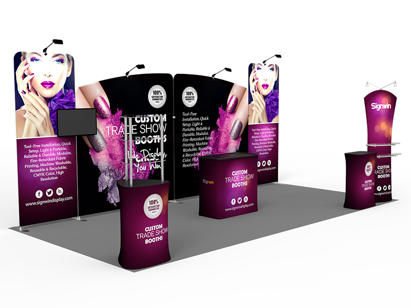 10x20ft Custom Trade Show Booth G