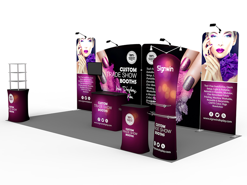 10x20ft Custom Trade Show Booth G