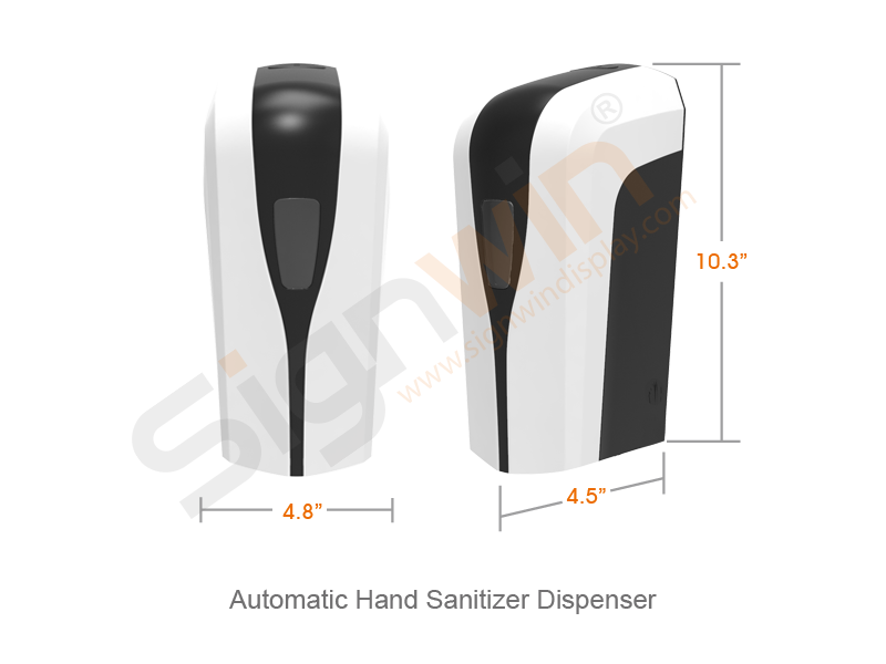 Public Automatic Hand Sanitizer Dispenser Printed Banner Stand