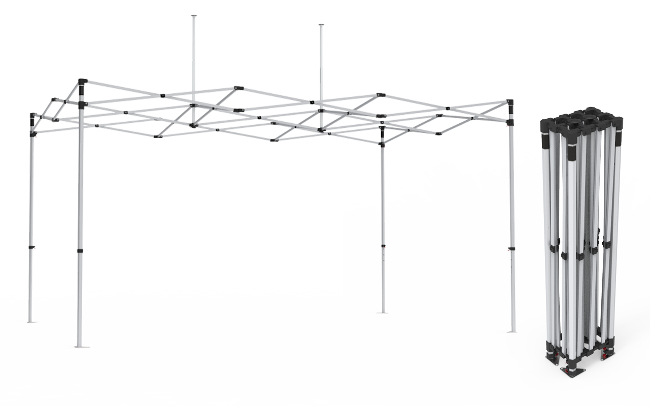 10x15 Custom Pop Up Canopy Tent & Double-Sided Full Backwall & 2 x  Double-Sided Half Sidewalls