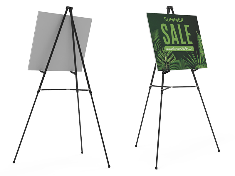 Custom Display Easel with Poster/Sign/Art/Photo Print - SIGNWIN
