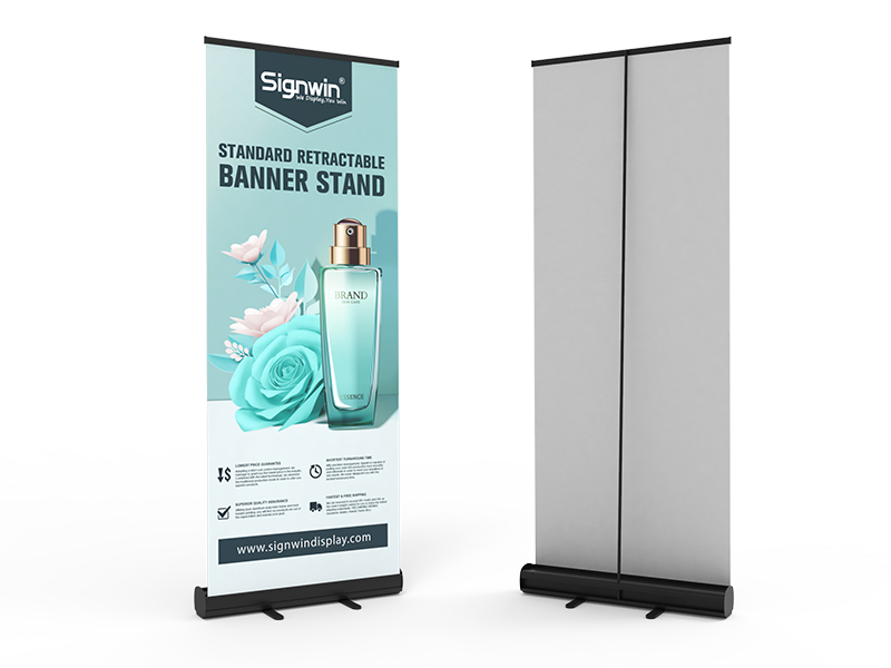 Standard Retractable Banner Stand with Economic Base