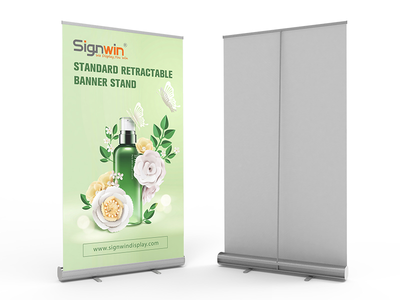 Standard Retractable Banner Stand with Economic Base