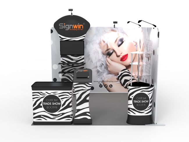 10x10ft Custom Trade Show Booth Z - Signwin ®