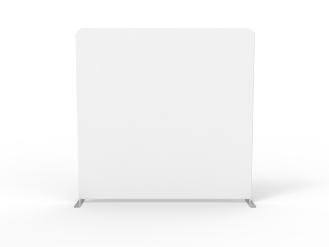 8x8 Stock White Flat Tension Fabric Backdrop Banner Stand Signwin ®